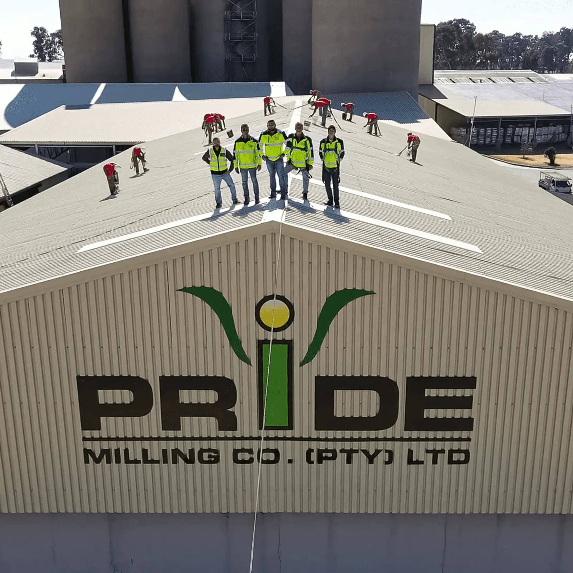Sicon Group flagship industrial roof restoration and waterproofing project, Gauteng