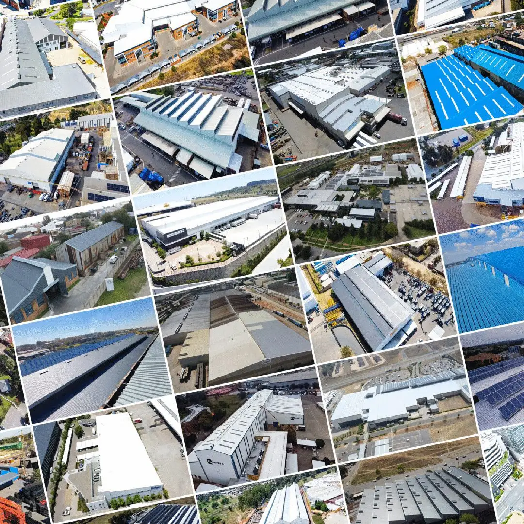 Sicon Group project gallery — aerial roofing
