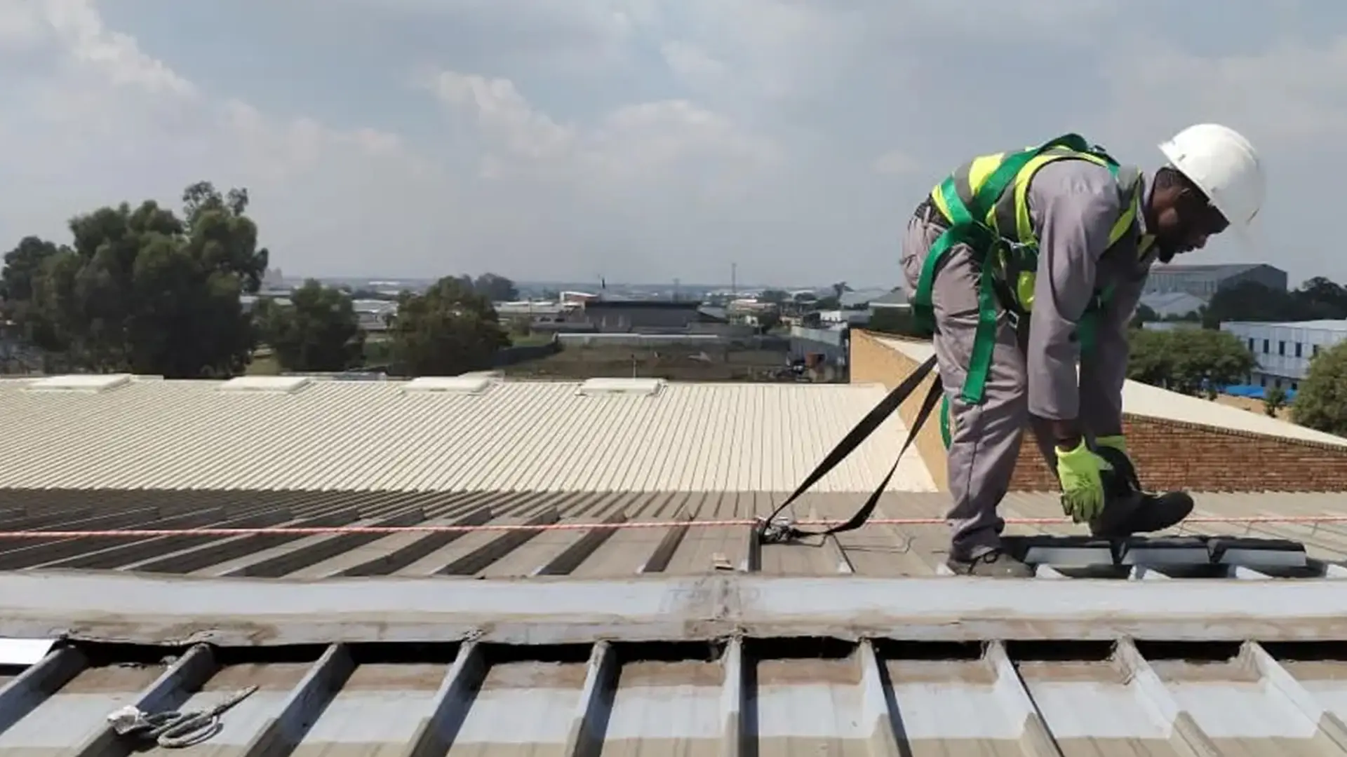 Routine rust treatment and roof servicing by certified Sicon Group maintenance technicians