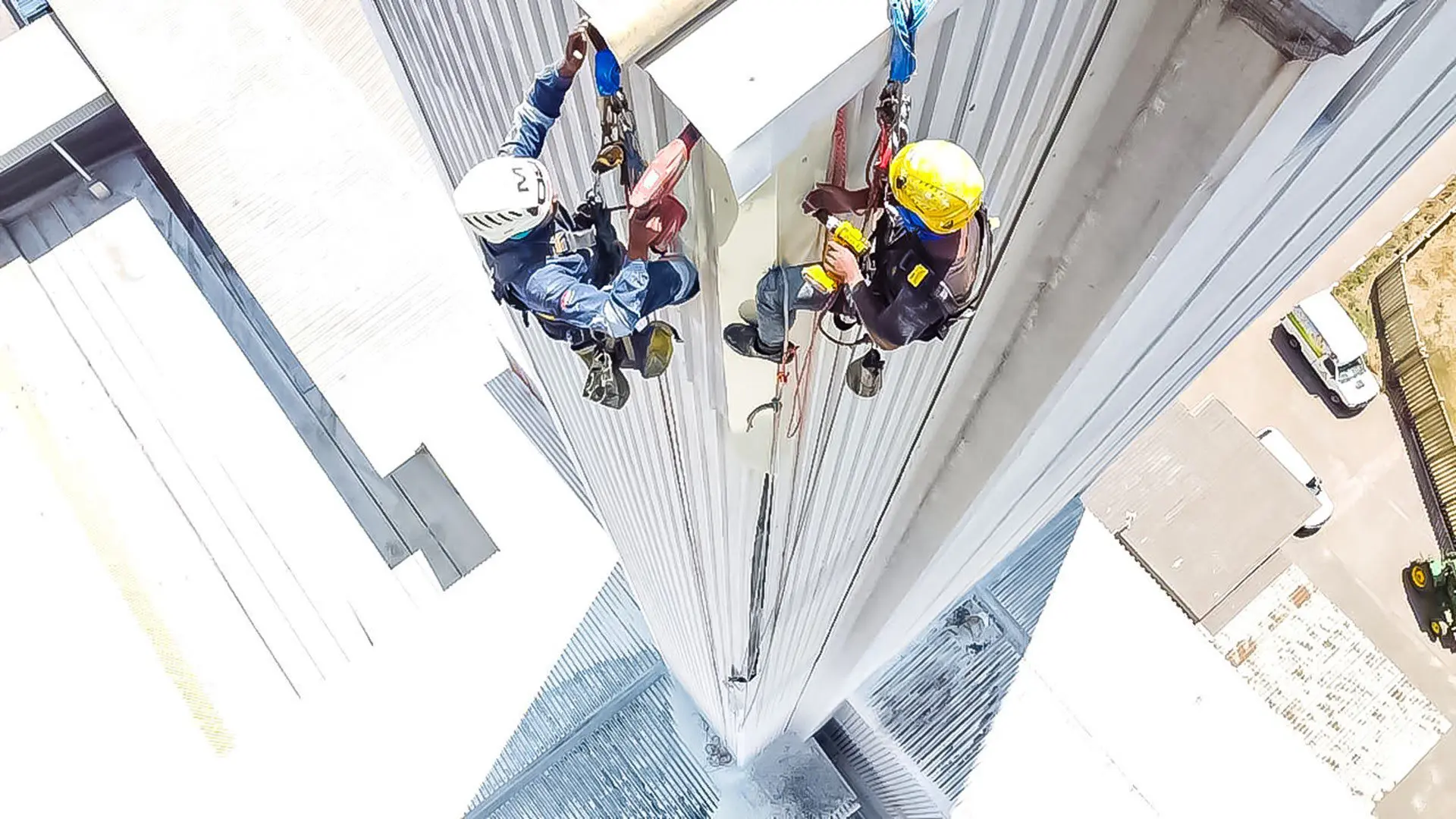 Sicon Group rope access team ensuring safety and efficiency during high-rise building maintenance